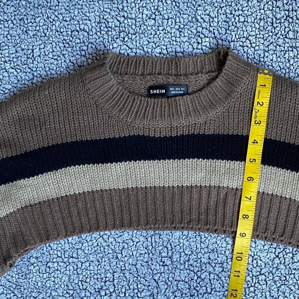SHEIN Multicolor Striped Sweater - Picture 8 of 9